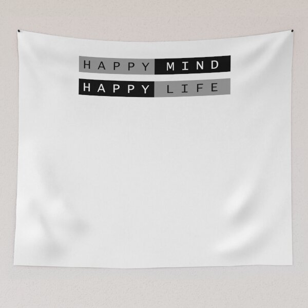 Item preview, Happy mind, happy life designed and sold by SVDesignatVasil.