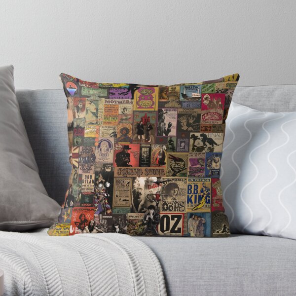 Rock n' Roll Stories II Throw Pillow