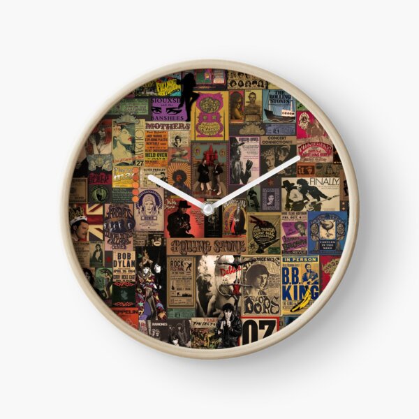 la musique est l'art qui nous frappe physiquement Horloge