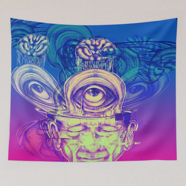 Item preview, Where is my Mind Glitch designed and sold by fakeface.