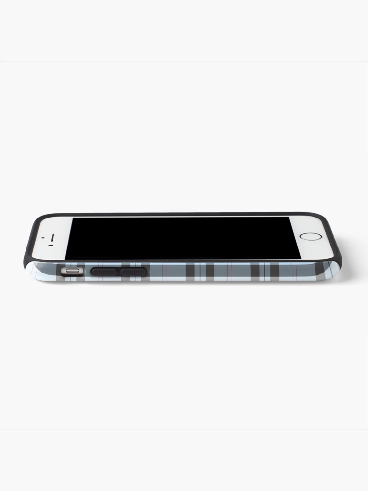 Alternate view of blue pastel plaid iPhone Case & Cover