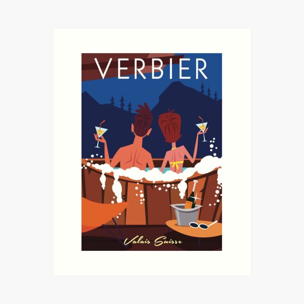 Item preview, Verbier Poster designed and sold by GAGodel.