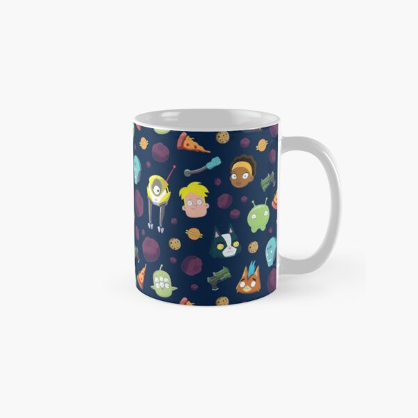 Patrón de caracteres del espacio final Taza clásica