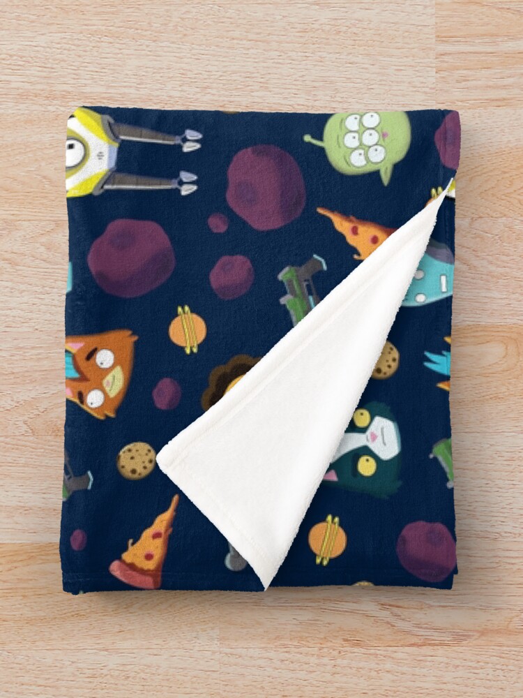 Alternate view of Final Space Character Pattern Throw Blanket