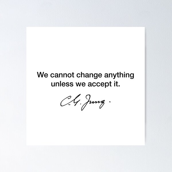 Item preview, Carl Gustav Jung Quote designed and sold by Modestquotes.