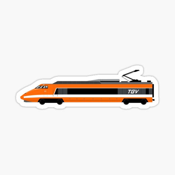 TGV Sud-Est Sticker