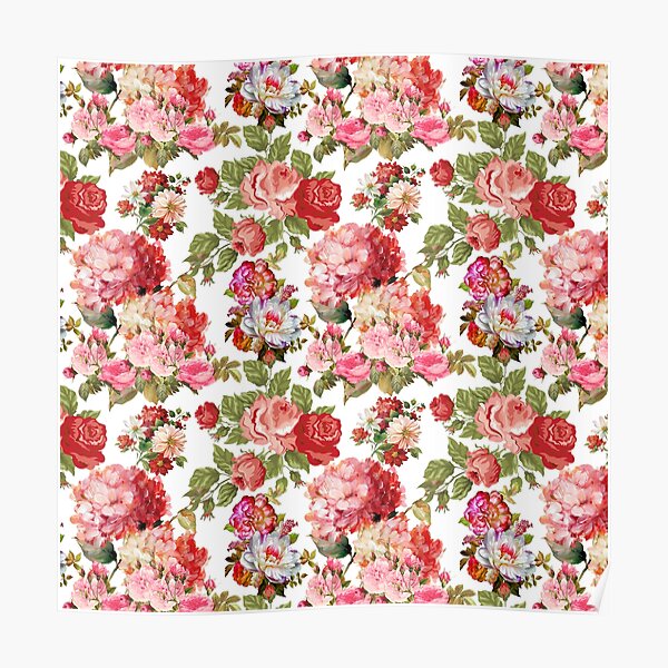 vintage roses Poster