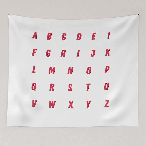 Item preview,  Red Alphabet Sticker Pack 1 designed and sold by The-Goods.