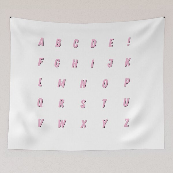 Item preview, Pink Alphabet Sticker Pack 1 designed and sold by The-Goods.