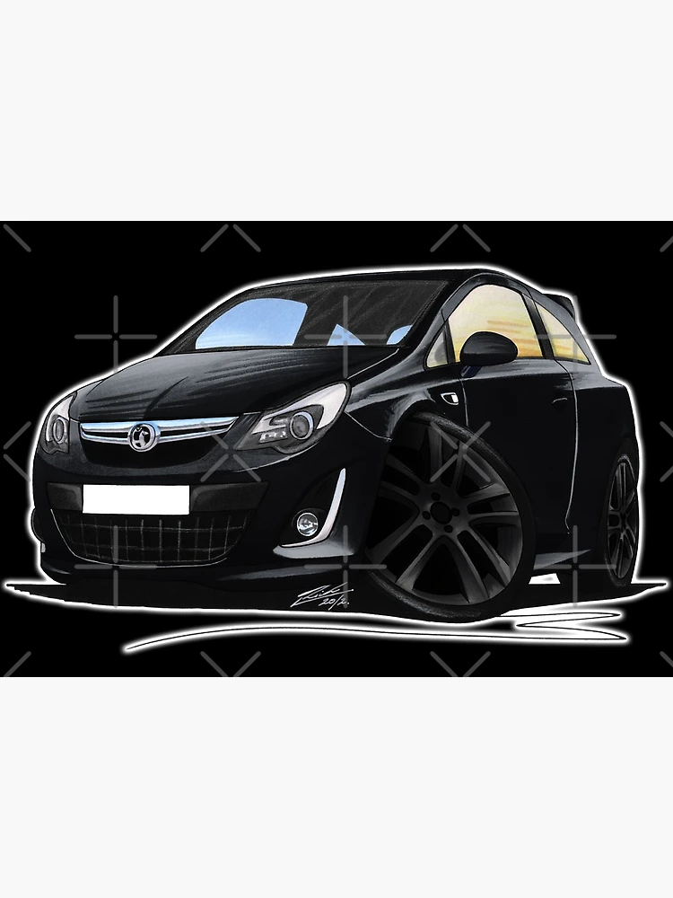 Vauxhall Corsa D(Facelift) Limited Edition - Black Art Board Print for  Sale by yeomanscarart