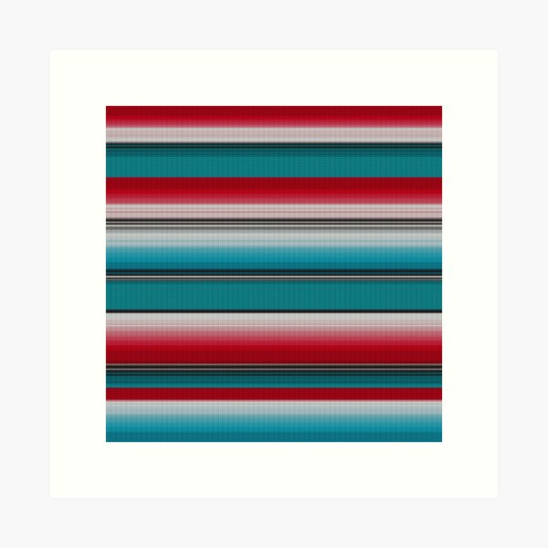Aperçu de l'œuvre Serape mexicaine # 5 créée et vendue par Nartissima.