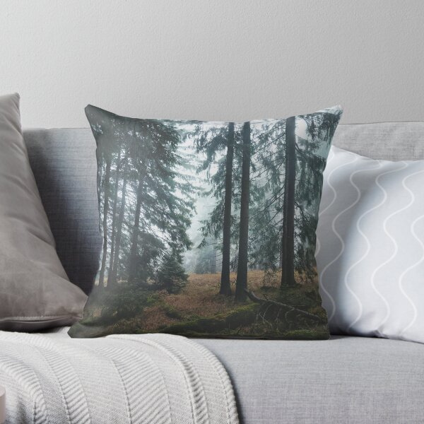 Deep In The Woods Throw Pillow