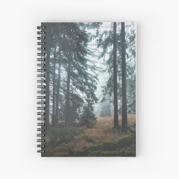 Item preview, Deep In The Woods // Wild Romantic Misty Retro Fall Wilderness Fairytale Forest With Dark Trees Covered In Fog designed and sold by Tordis Kayma.