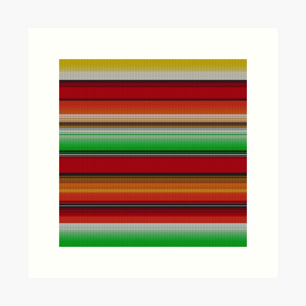 Aperçu de l'œuvre Serape mexicaine # 6 créée et vendue par Nartissima.