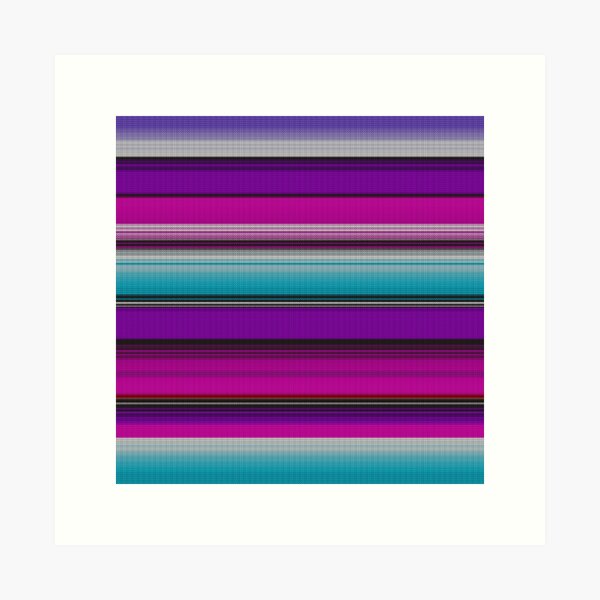 Aperçu de l'œuvre Serape mexicaine # 7 créée et vendue par Nartissima.