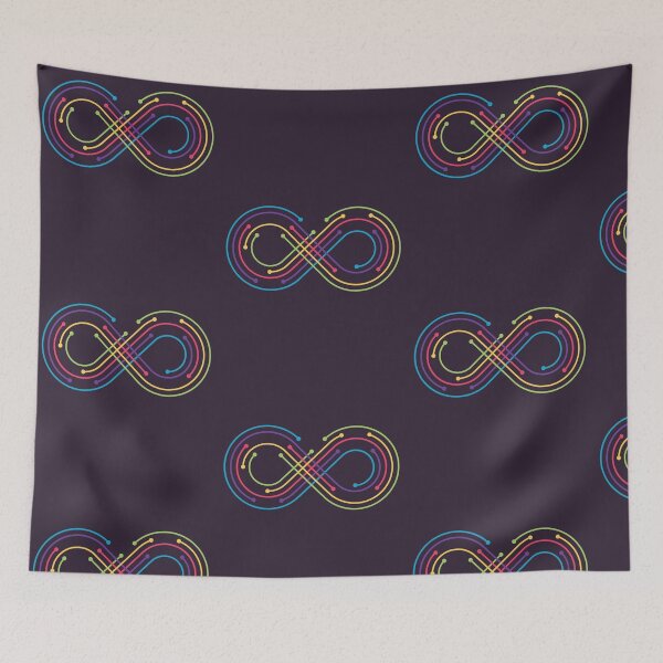 Item preview, Rainbow Infinity design Symbol Pride Autism Awareness designed and sold by doodabobs.