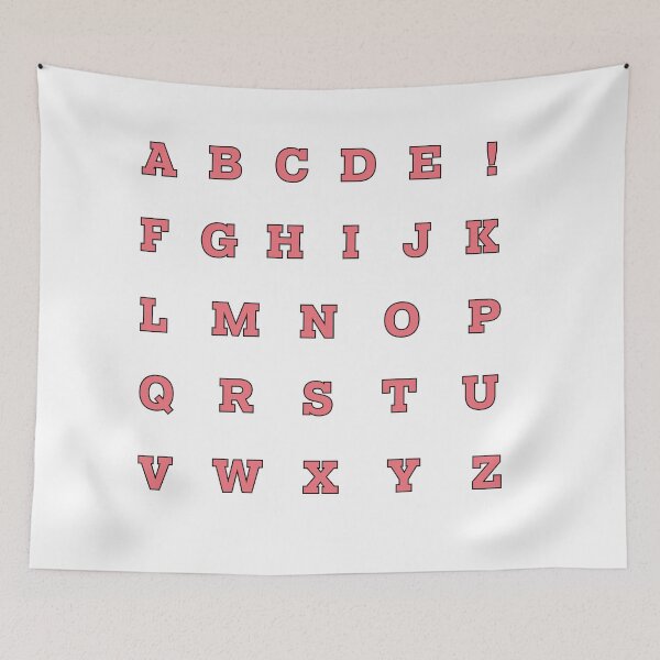 Item preview, Coral College Letter Alphabet Sticker Pack 2 designed and sold by The-Goods.