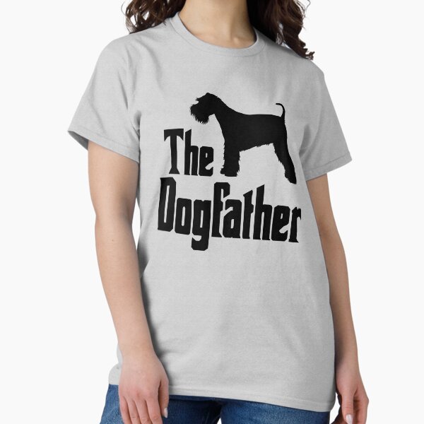 Item preview, The Dogfather - Miniature Schnauzer, funny dog gift idea designed and sold by HEJAshirts.