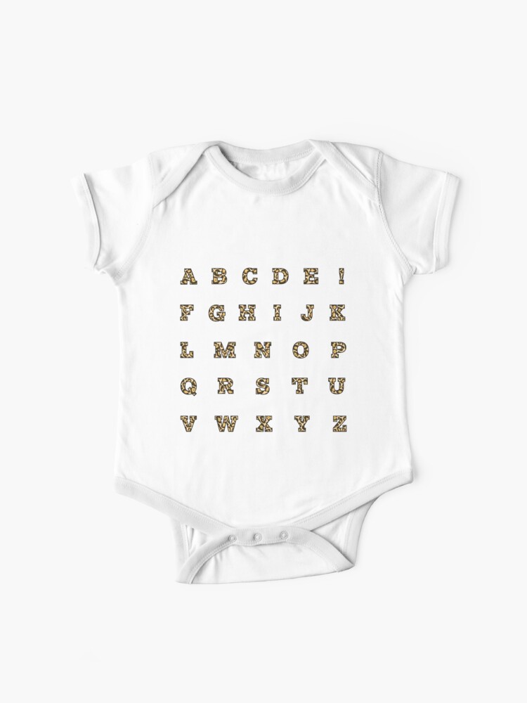 Body bébé for Sale avec l'œuvre « Pack 2 d'adhésifs alphabet