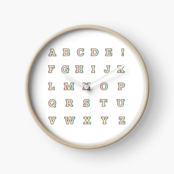 Item preview, Pastel Rainbow College Letter Alphabet Sticker Pack 2 designed and sold by The-Goods.