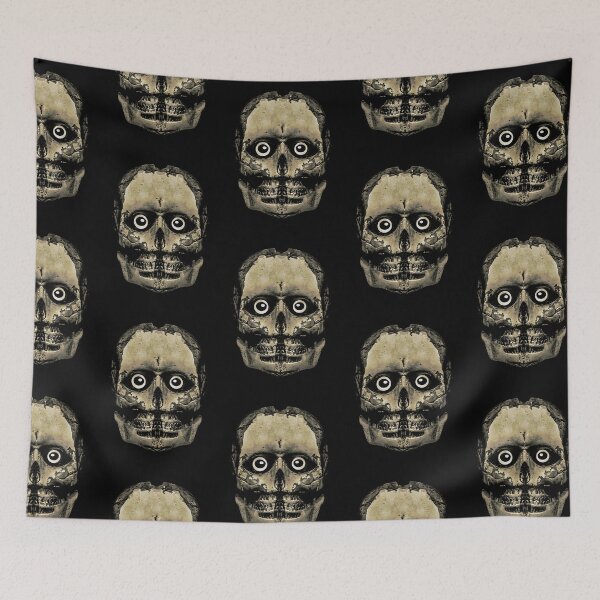 Item preview, Monster Alien Skull Portrait Artwork designed and sold by DFLC Prints.
