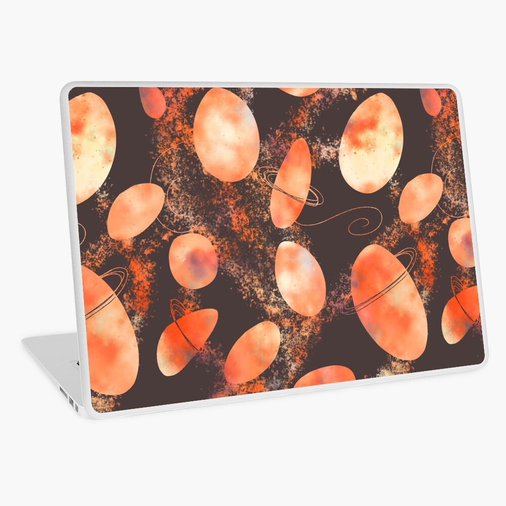 Blazeteroids - fiery asteroids Laptop Skin
