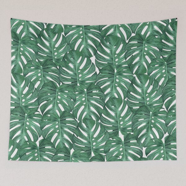 Item preview, Monstera Leaf Painting Pattern designed and sold by Anne-Marie Bloor.