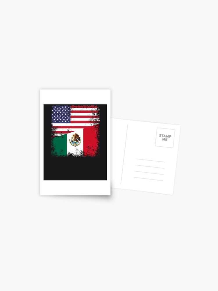 Half Mexican Flag T-Shirt | Vintage Mexico Usa Gift Half Mexican Flag T-Shirt | Vintage Mexico Usa Gift