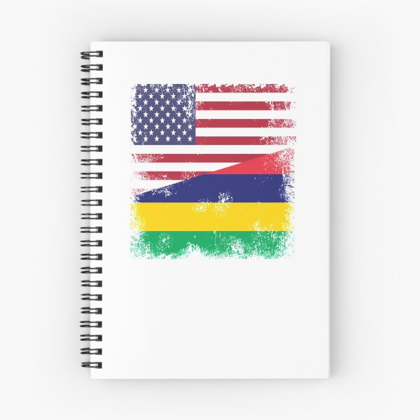 Item preview, Half Mauritian Flag Design | Vintage Mauritius USA Gift designed and sold by melsens.