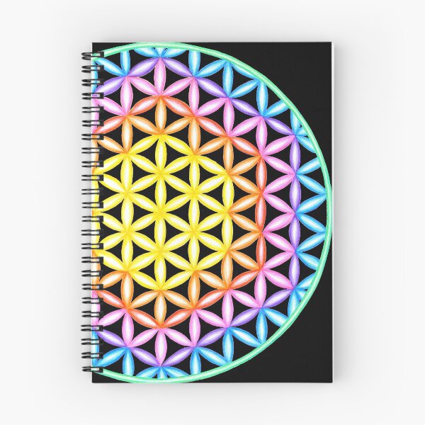 Item preview, Flor del arcoiris de la vida mandala designed and sold by Sunfreestar.