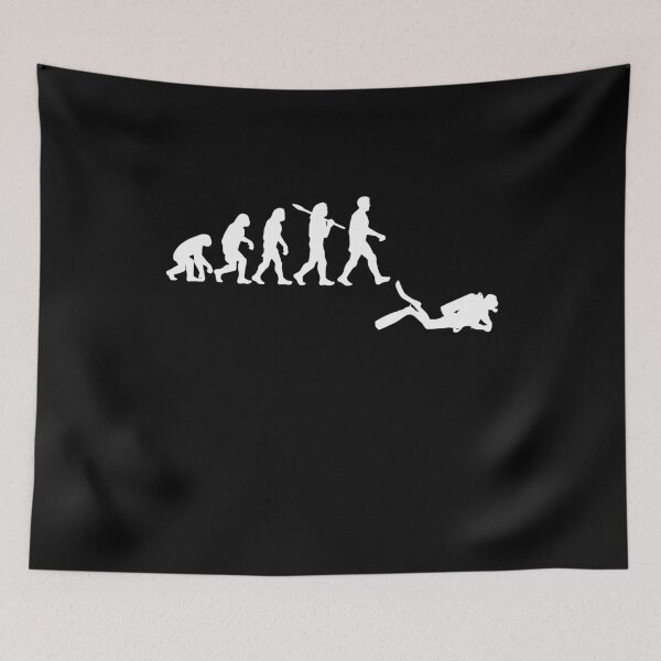 Item preview, Scuba Diving Evolution Gift designed and sold by LazyGreyBear.