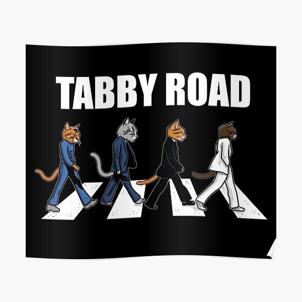 Tabby Road | Cool Cats Poster
