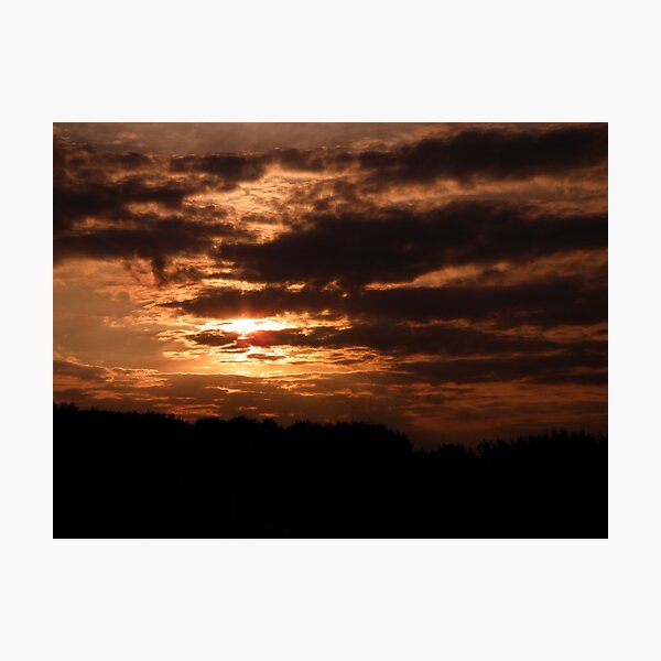 Kent Sunset 02 Photographic Print