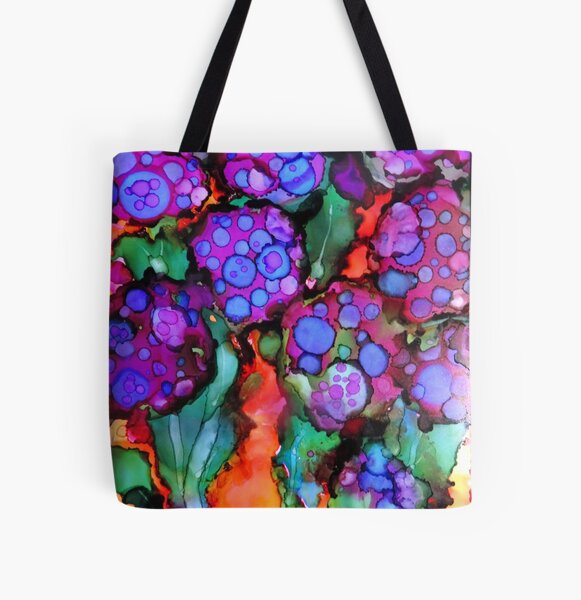 Hydrangea All Over Print Tote Bag