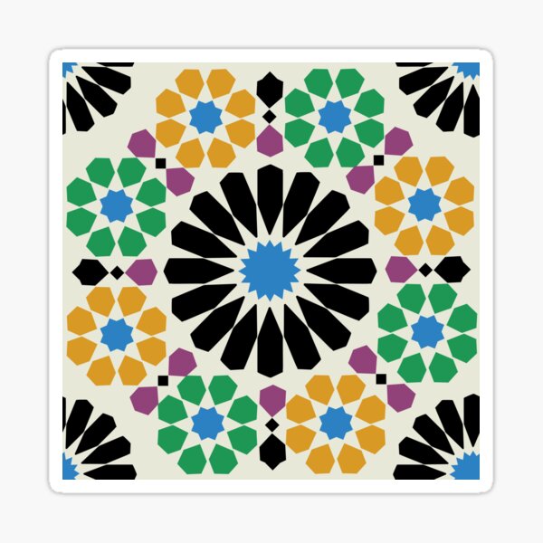 Item preview, Alhambra Geometrics ONE designed and sold by Big Fat Arts Gallery.