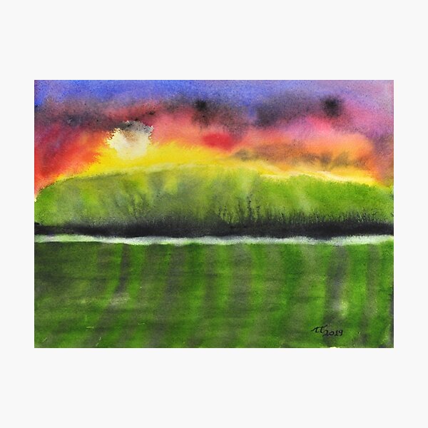 Storm Clearing at Sunrise Photographic Print