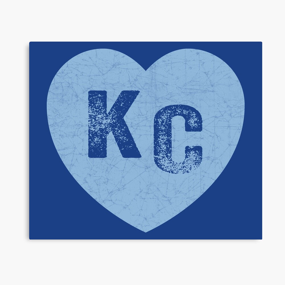 Baby Blue KC Heart Kansas City Hearts I Love Kc heart Kansas city