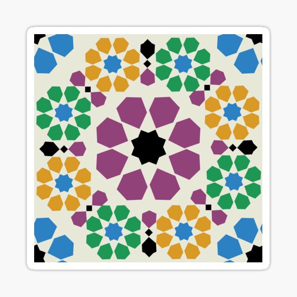 Item preview, Alhambra Geometrics TWO designed and sold by Big Fat Arts Gallery.