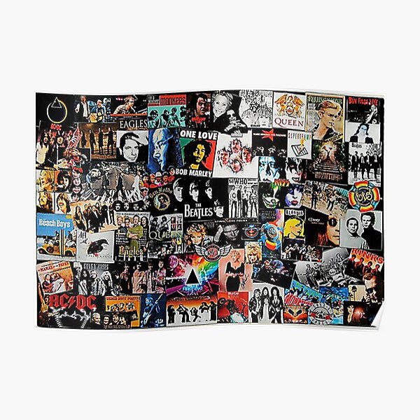 Art print POSTER CANVAS Rock Band The Eagles on Rock