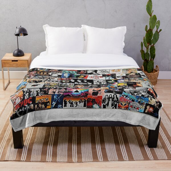 Rock Collage - Throw Blanket