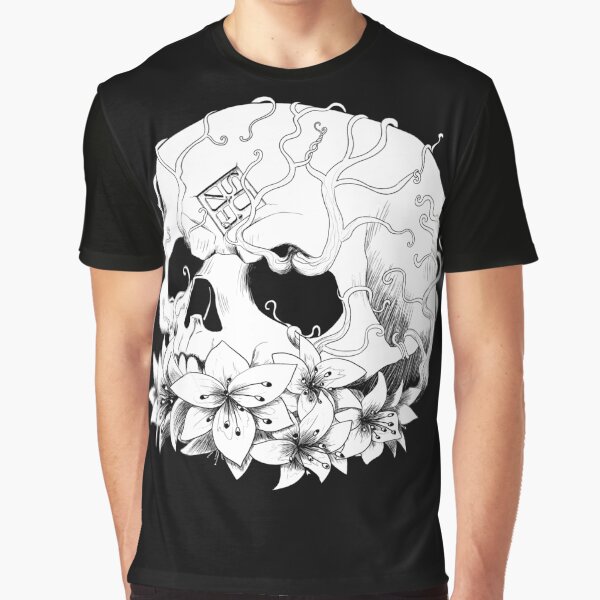 SUZE's skull Graphic T-Shirt