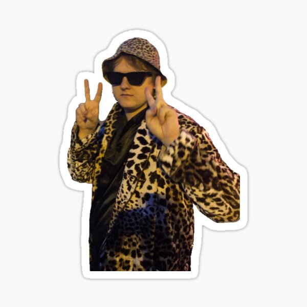 Lewis Capaldi peace sign Sticker