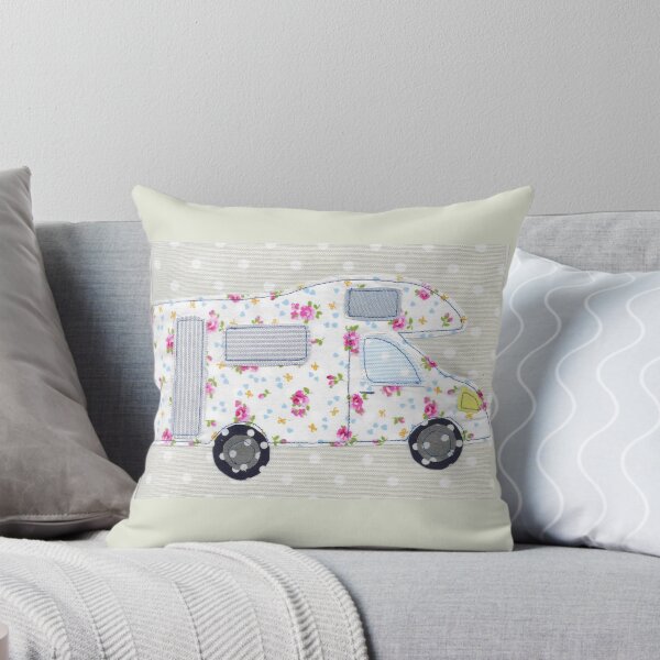 Item preview, Floral Motorhome RV Stitched designed and sold by Leatextileart.