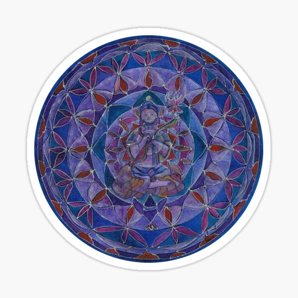 Abundance Buddha mandala Sticker