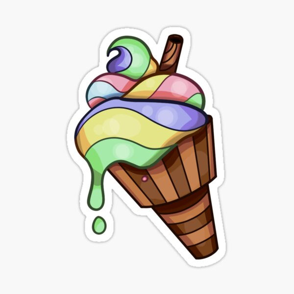 Vista previa del artículo con la obra «Helado pastel para combatir el calor!», diseñado y vendido por MinEkkoArt.