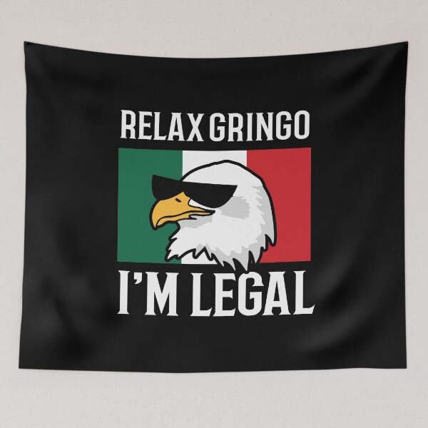 Item preview, Mexican Eagle Illegal designed and sold by ChiChingTees.