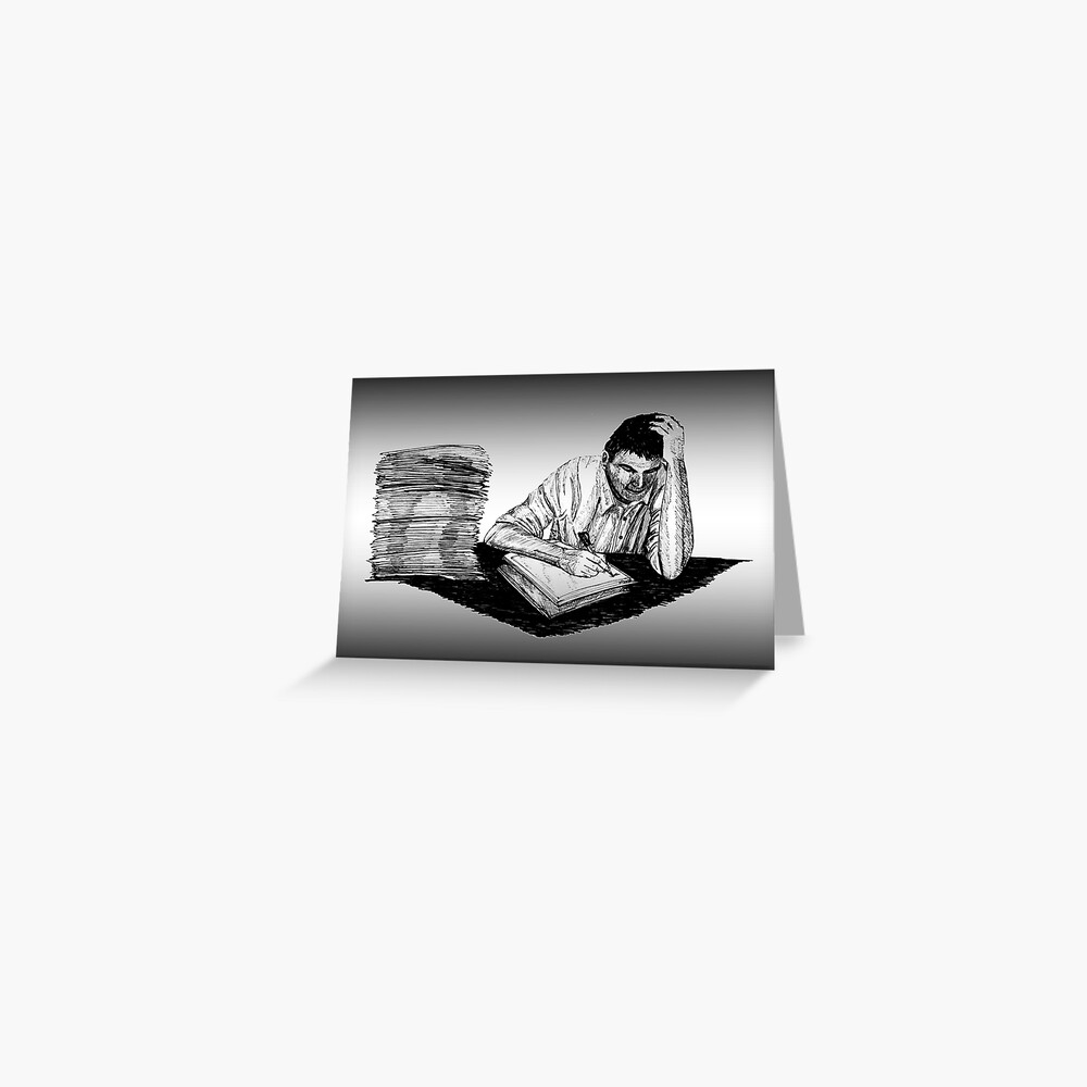All Work And No Play Greeting Card (Blank) Greeting Card