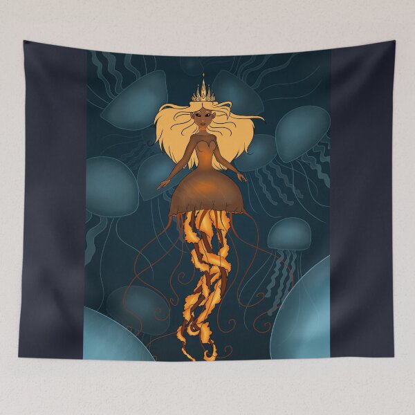 Item preview, Queen of the JellyFish designed and sold by Blenderbeetle.