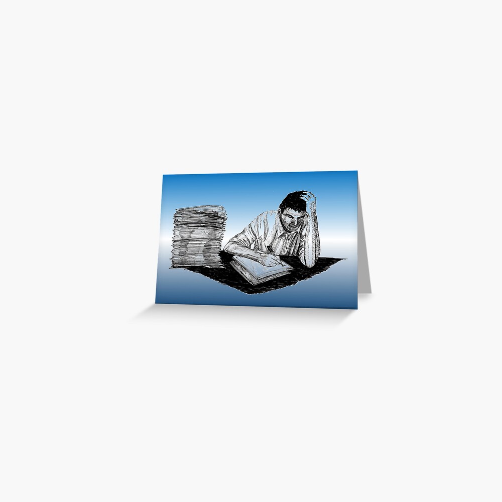 All Work And No Play Greeting Card (Blank) Greeting Card