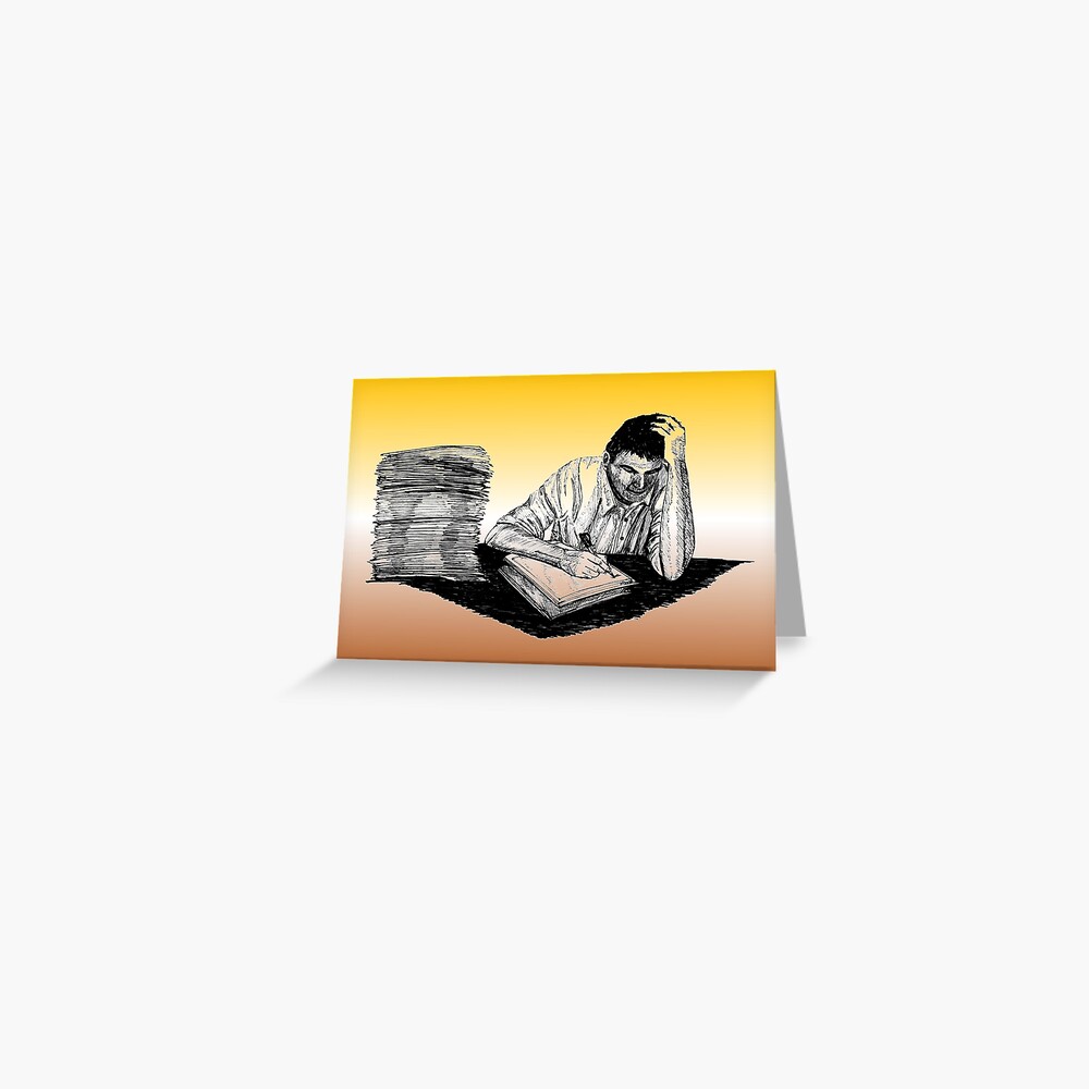 All Work And No Play Greeting Card (Blank) Greeting Card